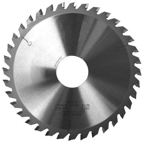 Reverse Radial Scoring
Panel Saw Blades